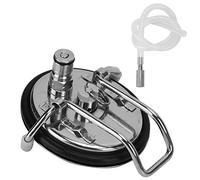 Force Carbonation Keg Lid - Quickest Home Beer Carbonation, Durable Stainless Steel, Fits & Standard Homebrew Kegs, Carbonate Beer Soda Juice, Replacement Keg Lid