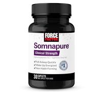 Force Factor Somnapure Clinical Strength Sleep Aid, 1 Doctor-Recommended Sleeping Pill Ingredient, Fall Asleep Quickly, Non-Habit-Forming, 30 Count