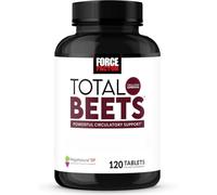 Force Factor Total Beets Beetroot Tablets with L-Citrulline, 120 Tablets