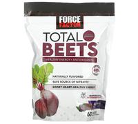 Force Factor, Total Beets, Healthy Energy + Antioxidants, Acai Berry, 325 mg, 60 Chews