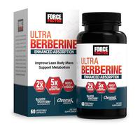 FORCE FACTOR Ultra Berberine Enhanced Absorption, Longer Lasting, 60 Vegetable Capsules