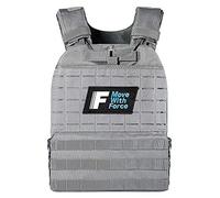 Force Fitness Weighted Vest for Men and Women with Ultra-Durable and Adjustable Straps - Weight Vest for Cardio, Walking, Running, Strength Training, Body Building, & Calisthenics