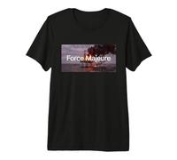 Force Majeure Striking Dramatic Graphic Design Premium T-Shirt
