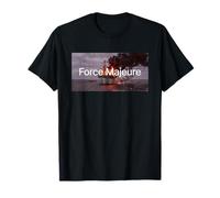 Force Majeure Striking Dramatic Graphic Design T-Shirt