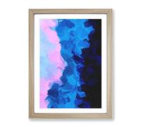 Force Of The Elements Abstract Framed Print | A2 Oak Framed Wall Art | Ready to Hang | Abstract Fantasy Picture | Living Room Bedroom Lounge Office