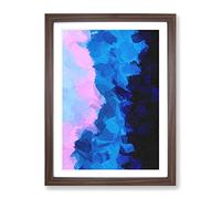 Force Of The Elements Abstract Framed Print | A3 Walnut Framed Wall Art | Ready to Hang | Abstract Fantasy Picture | Living Room Bedroom Lounge Office