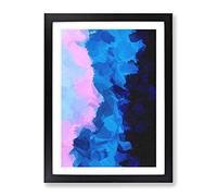 Force Of The Elements Abstract Framed Print for Living Room Bedroom Home Office Décor, Wall Art Picture Ready to Hang, Black A2 Frame (62 x 45 cm)