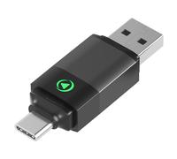 FORCE PLAY Wireless 2-in-1 USB-A / USB-C to CarPlay / Android Auto adapter