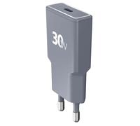 Force Power 30W Power Delivery UltraGaN Fast USB-A Charger, Grey