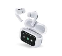 Force Power Play Touch XL True Wireless ANC Earphones 1.65" Touchscreen In-ear White