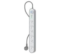 Force Power Type E 1120J 1.5m 6-Way Power Strip with Surge Protection