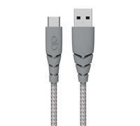 Force Power Ultra-reinforced USB A/USB C cable 1.2m 3A, Grey