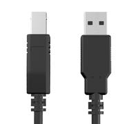 Force Power USB-B Male to USB-A Male 2.0 Cable for Printer 1.5m