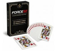 Force52-52 Identical Cards Magic Trick Deck (Queen) - Professional Card Forces & Mentalism - Made with Authentic Bicycle Playing Cards