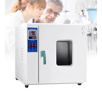 Forced Air Convection Oven 2-layer Lab Drying 15.6L/42.9L Laboratory Industrial Digital Constant Drying Adjustable Temperature Thermostatic Electric Incubator Box, Stainless Steel,42.9 L