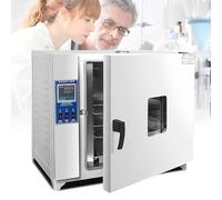 Forced Air Convection Oven Digital Drying Heat Treat Industrial Lab Temperature Control Stainless Steel Electric s, Vacuum Drying,Intelligent Digital Display, 50-280℃ Adjustable,42.9 L