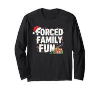 Forced Family Fun Christmas Pajamas Long Sleeve T-Shirt