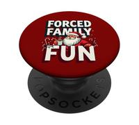 Forced Family Fun - Holiday Lights Santa Mood PopSockets Adhesive PopGrip