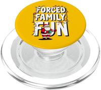 Forced Family Fun - Holiday Lights Santa Mood PopSockets PopGrip for MagSafe