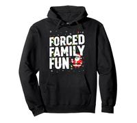 Forced Family Fun - Holiday Lights Santa Mood Pullover Hoodie
