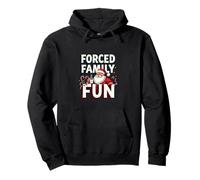 Forced Family Fun - Holiday Lights Santa Mood Pullover Hoodie