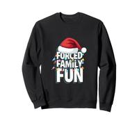 Forced Family Fun - Sarcastic Holiday Mood Christmas Sweatshirt