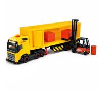 FORCEMAN DHL Heavy Truck Toy Set with Forklift & Cargo Accessories