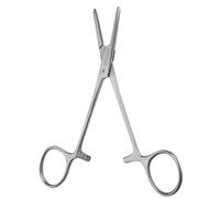 Forcep Hemostat Forceps Fishing Forceps Dog Hemostat Scissors Ear Hairs Tools Locking Pliers Stud Ball earings Holder Dog Ear Hair Grooming Tweezers (Straight 5 Inches)