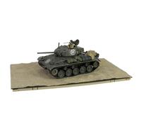 Forces of Valor 1:32 US M24 Chaffee March 1945 Comp. D. Stand Model, Model Building, Diorama Model, Military Model Building, Die-Cast Model