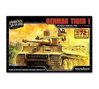 Forces Of Valor 1:72 Dt. Tiger I DAK 1943 Fr. Prod. Kit - Floor Model, Model Making, Diorama Model, Military Modeling, Plastic Kit
