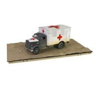 Forces Of Valor 1:32 White Opel Blitz 6700 A-Type Kfz.305 Die-Cast Model - Metal, Tabletop, Vintage Military Vehicle Model