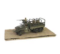 Forces of Valor 1:32 US GMC CCKW 353B Infantry Div. Truck, Die-Cast Model, Military Model Building, Moving Parts, Diorama Surface, Figures, Vehicle Profile