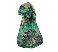 ForceWave Durag for Men Designer for Waves Silky Durag Du rag with Designed Pattern, S-camo Green 1pcs-4, One Size