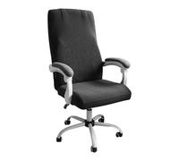 FORCHEER Office Chair Cover Water Resistant Black Stretch Jacquard Computer Chair Slipcover for Armrest Game Chairs L