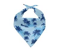 Forchrinse Hawaiian Palm Tree Dog Bandana for Small Medium Large Dog,Cat Dog Kerchief Pet Triangle Bibs Washable Pet Scarf