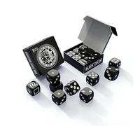 Forcing Dice Set (No Instructions) Magic Tricks Force Choose a Number Magic Die Close Up Illusions Gimmicks Mentalism Props Accessories(black)