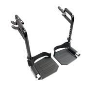 ForconMed Economical Footrest For Standard Wheelchairs And Transport Chair, Composite Footrests And Heel Loops, Universal Folding Footrests, Replacement Parts