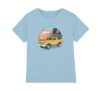 Ford Bronco Bronco at The Beach Kids T Shirt, Light Blue, 7-8