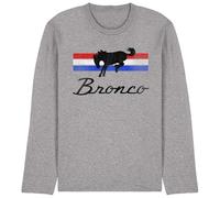 Ford Bronco Bronco Stripes Unisex Long Sleeve T Shirt, Athletic Heather, Medium
