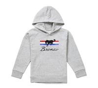 Ford Bronco Bronco Stripes Youth Kids Boy Girls Pull-Over Hoodie, Athletic Heather, 12-13