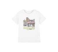Ford Bronco Desert 1966 Kids T-Shirt, White | Size: 7-8 Years Ford White 7-8 Years