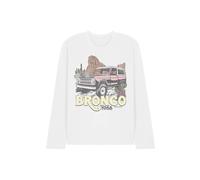 Ford Bronco Desert 1966 Long Sleeve T-Shirt, White | Size: Large Ford White L