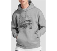Ford Bronco Desert Black Mono Hoodie, Athletic Heather in Light Grey | Size: 2XL Ford Light Grey 2XL
