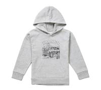 Ford Bronco Desert Black Mono Youth Kids Boy Girls Pull-Over Hoodie, Athletic Heather, 7-8