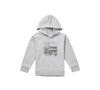 Ford Bronco Desert Black Mono Youth Pull-Over Hoodie, Athletic Heather in Light Grey | Size: 5-6 Years Ford Light Grey 5-6 Years