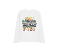 Ford Bronco F150 Mountain Ride Long Sleeve T-Shirt, White | Size: Small Ford White S