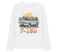 Ford Bronco F150 Mountain Ride Unisex Long Sleeve T Shirt, White, Small