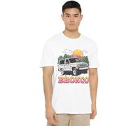 Ford Bronco in The Mountains Unisex T Shirt, White, Medium
