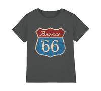 Ford Bronco Route 66 Bronco Kids T Shirt, Charcoal, 3-4