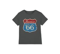 Ford Bronco Route 66 Bronco Kids T-Shirt, Charcoal | Size: 9-11 Years Ford Charcoal 9-11 Years